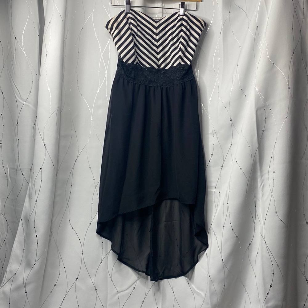 Bailey Blue Black and White Large Dress